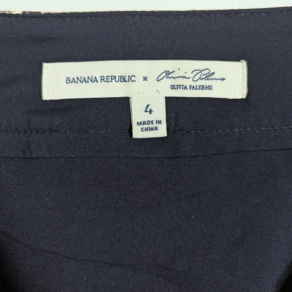 NWOT Olivia Palermo x BR Snake-Effect Italian Leather Button-Wrap Skirt - Picture 9 of 16